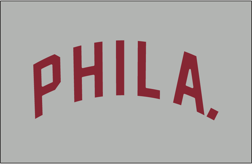 Philadelphia Phillies 1900 Jersey Logo 02 vinyl decal